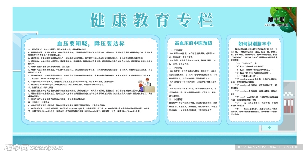 高血压知识展板