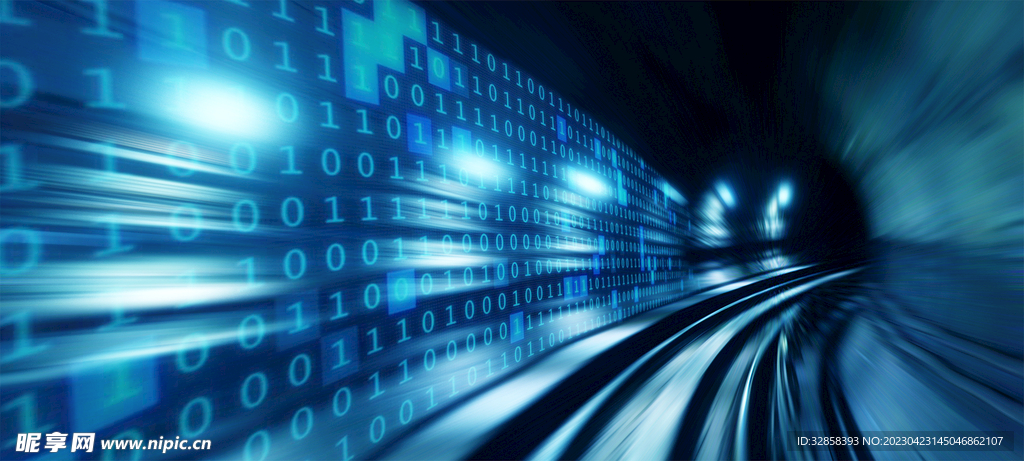 网速抽象AI科技线条智能背景