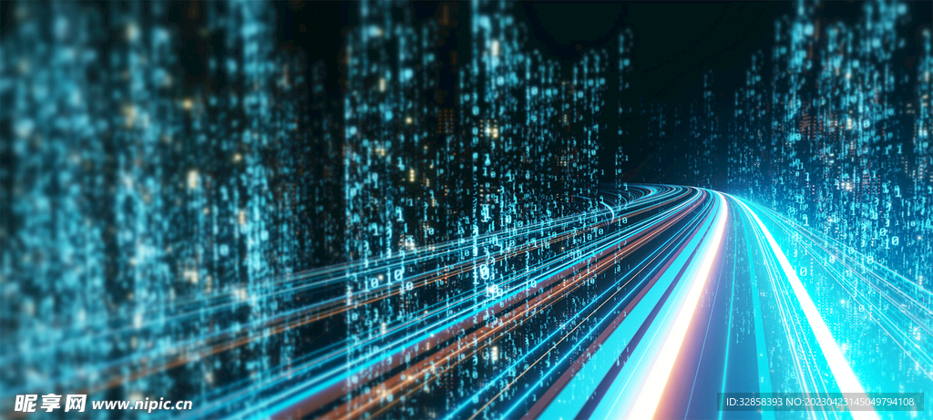 网速概念AI科技线条智能背景