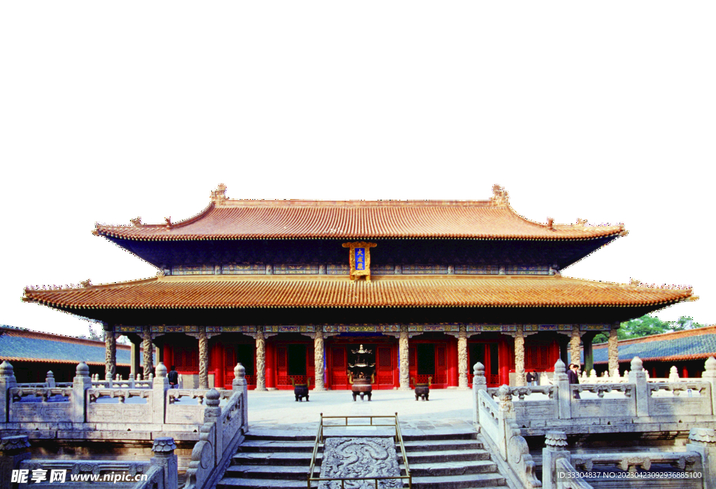 曲阜孔庙大成殿免扣图