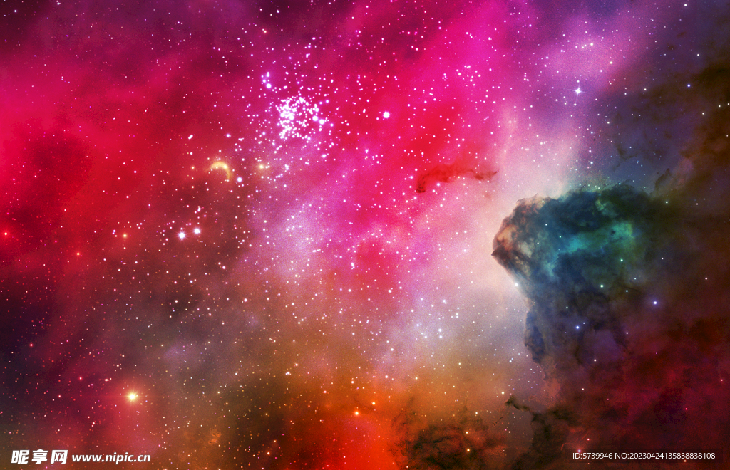 唯美宇宙星空图片素材