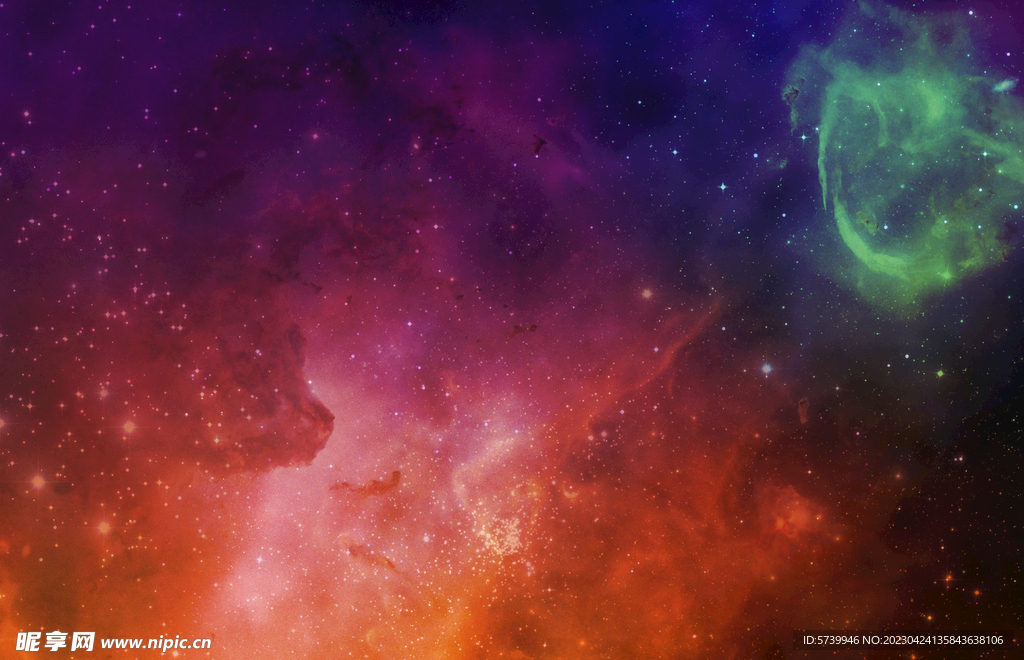 梦幻宇宙星空图片素材 