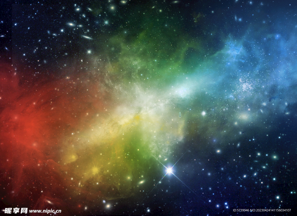 梦幻宇宙星空图片素材