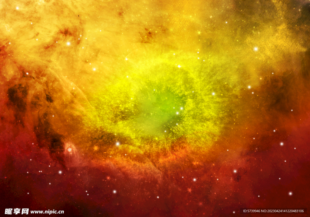 金色宇宙星空图片素材