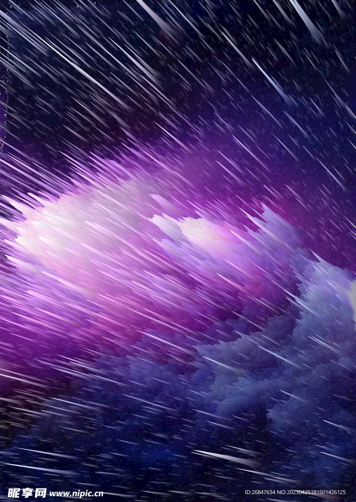 3D炸裂线条紫色渐变