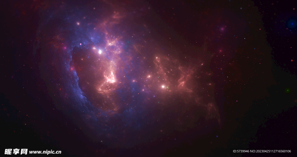 绚丽宇宙星空图片素材