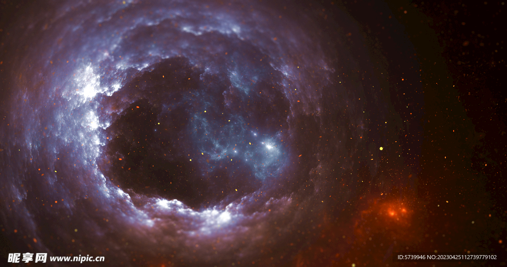 绚丽宇宙星空舞台背景