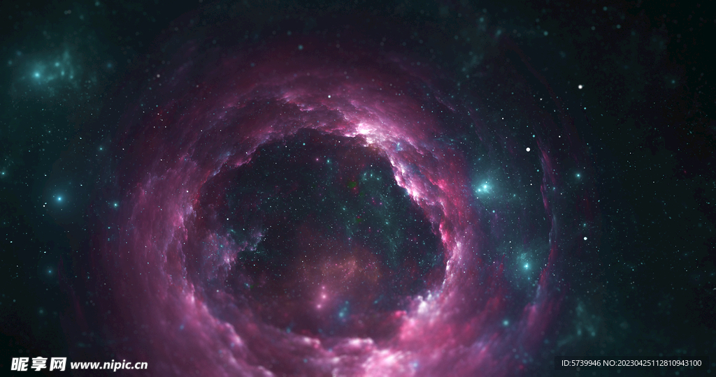 绚丽宇宙星空舞台背景