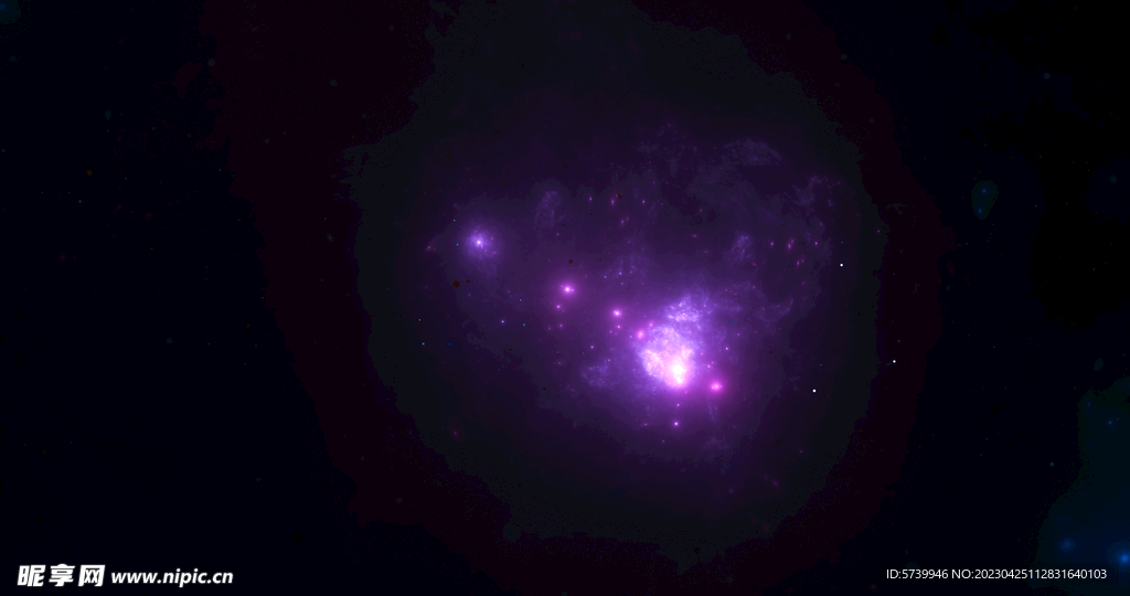 宇宙星空舞台背景