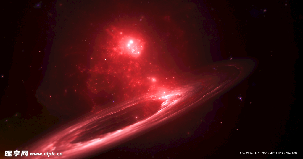 绚丽宇宙星空舞台背景