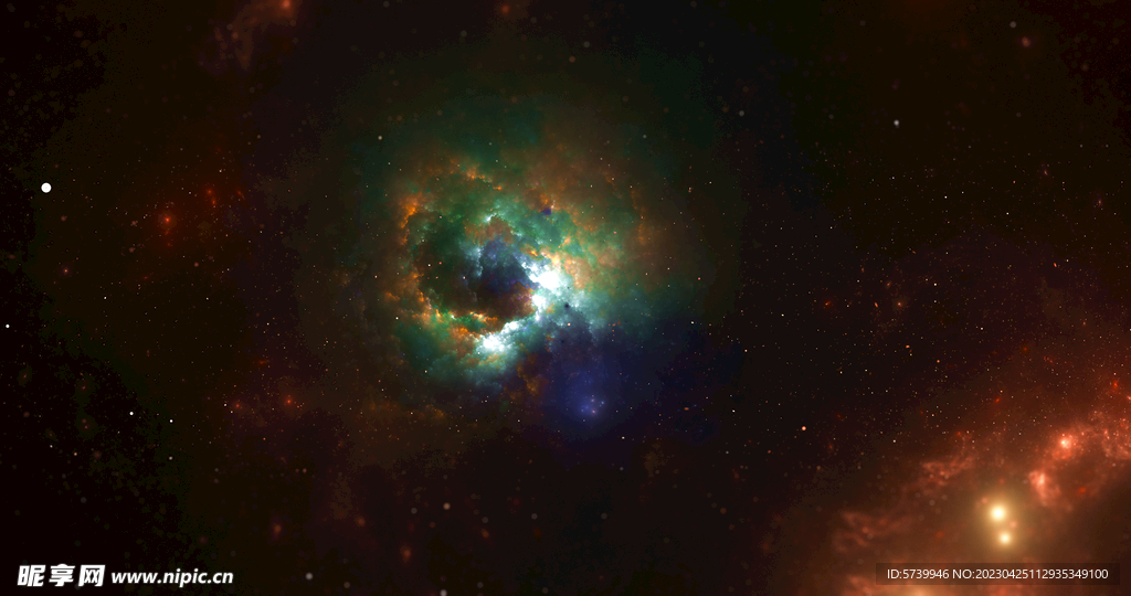 绚丽宇宙星空图片素材