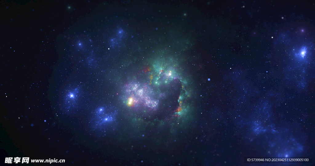 绚丽宇宙星空图片素材
