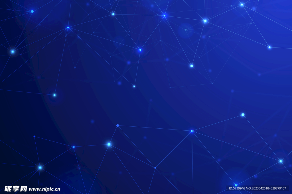 蓝色科技感会议背景图片