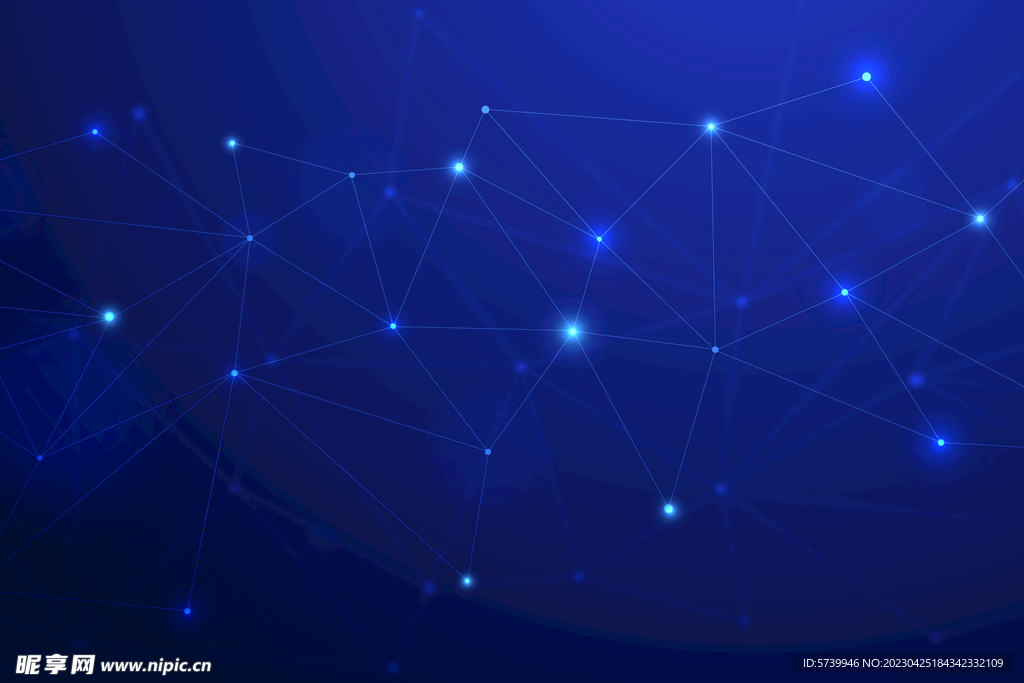 蓝色科技感会议背景图片