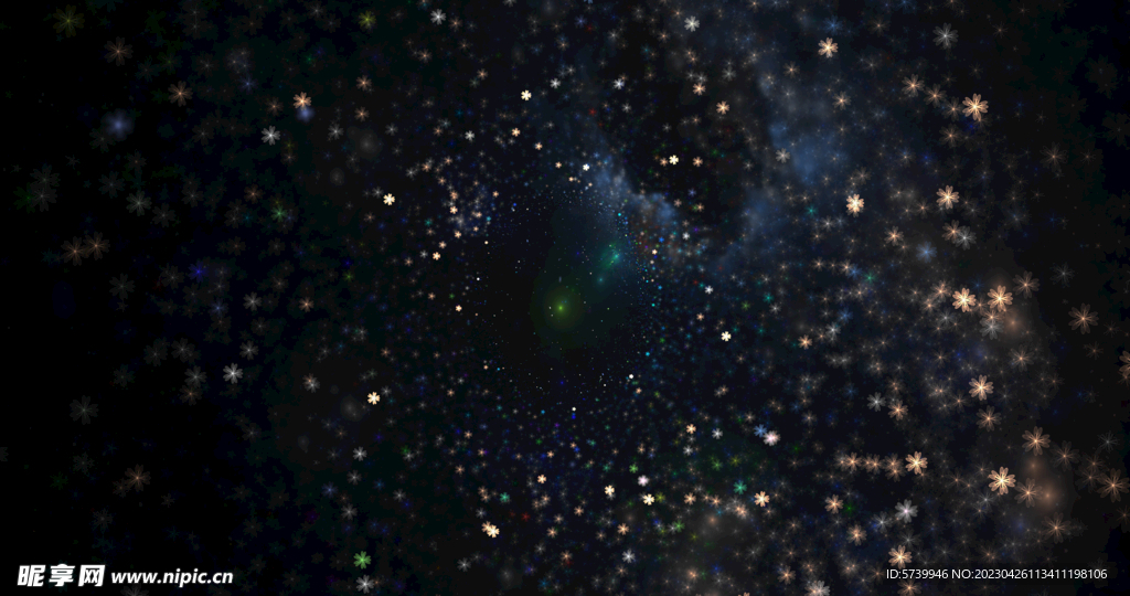 梦幻光影斑点晚会粒子舞台背景