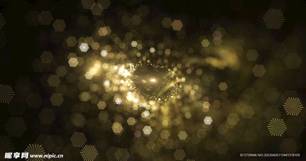 梦幻光影斑点晚会粒子舞台背景