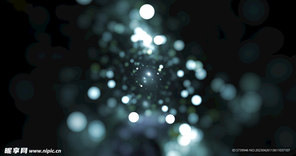 梦幻光影斑点晚会粒子舞台背景