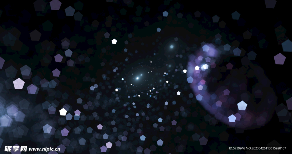 光晕光影斑点晚会粒子舞台背景