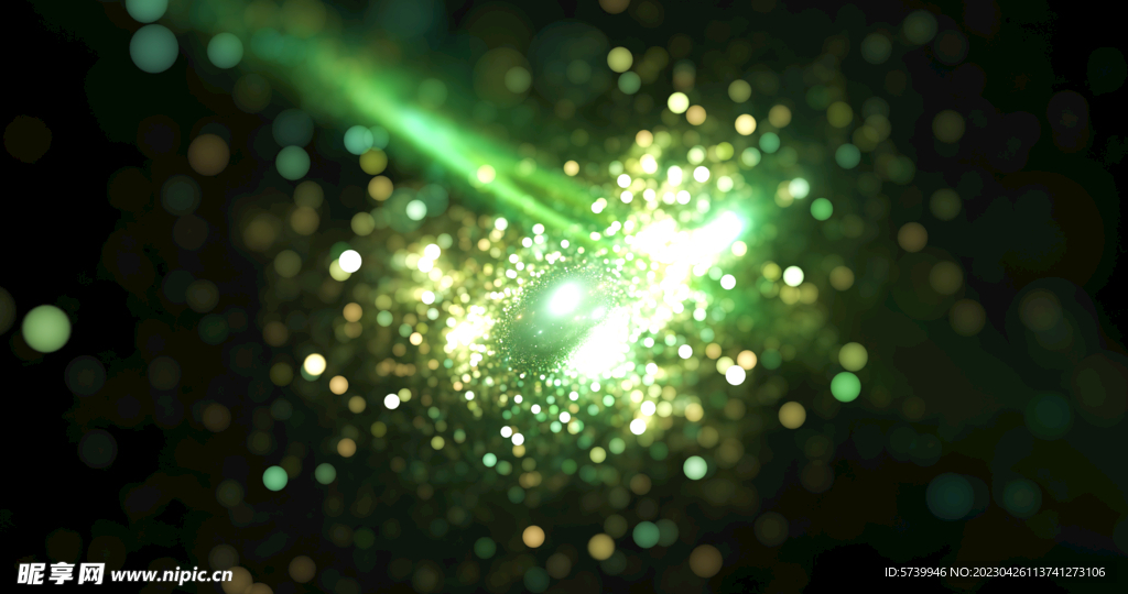 唯美光影斑点晚会粒子舞台背景