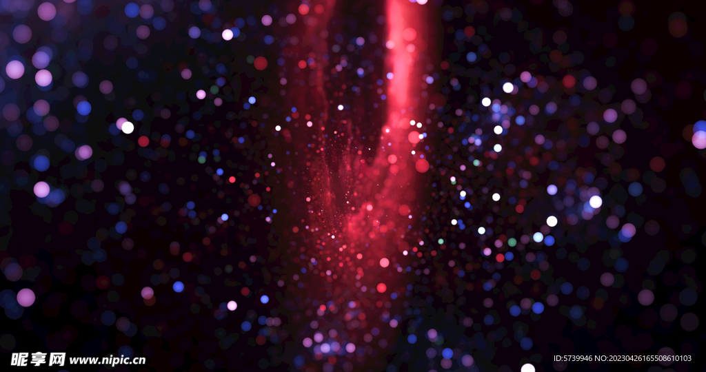 唯美光影斑点晚会粒子舞台背景