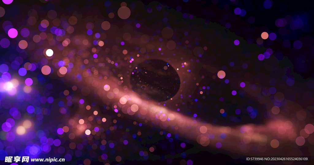 唯美光影斑点晚会粒子舞台背景