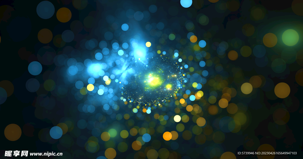 唯美光影斑点晚会粒子舞台背景