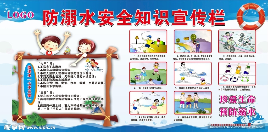 防溺水宣传栏