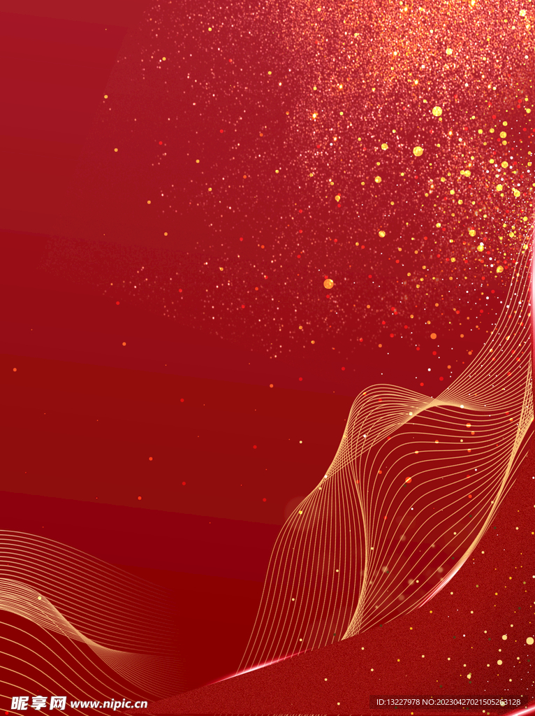 红色背景
