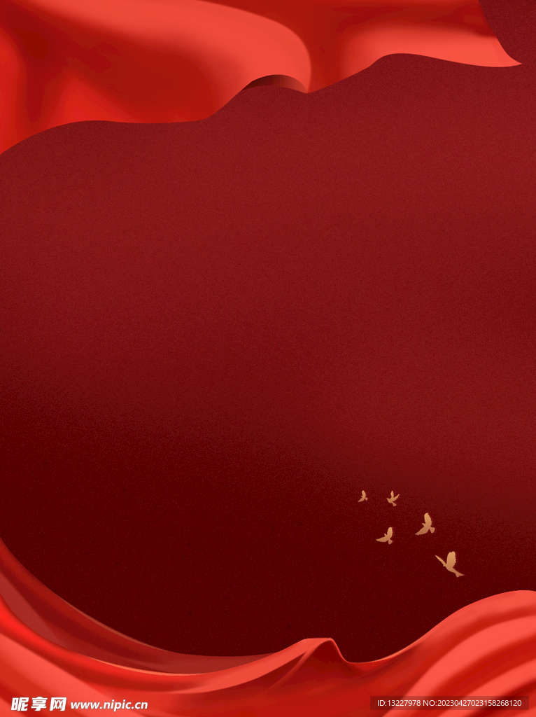 红色背景