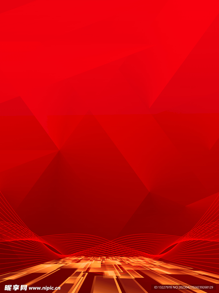 红色背景