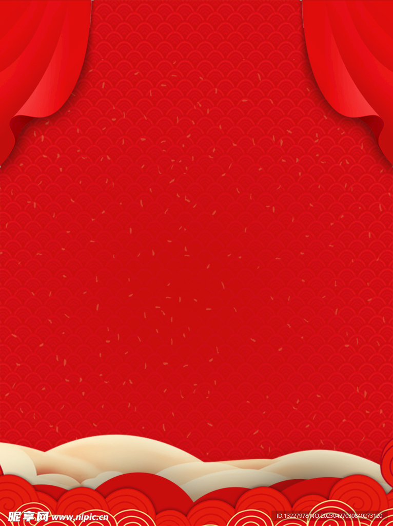 红色背景