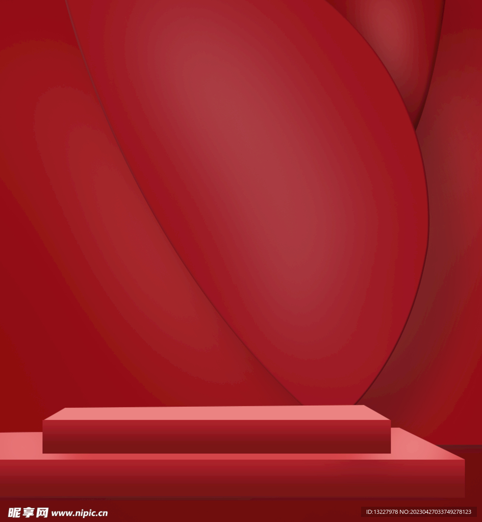 红色背景