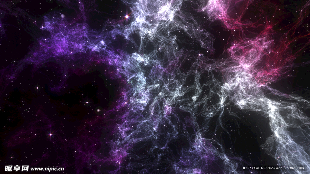 梦幻星系星云宇宙星空背景