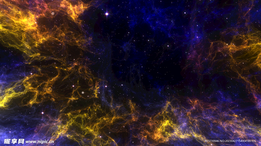 梦幻星系星云宇宙星空背景