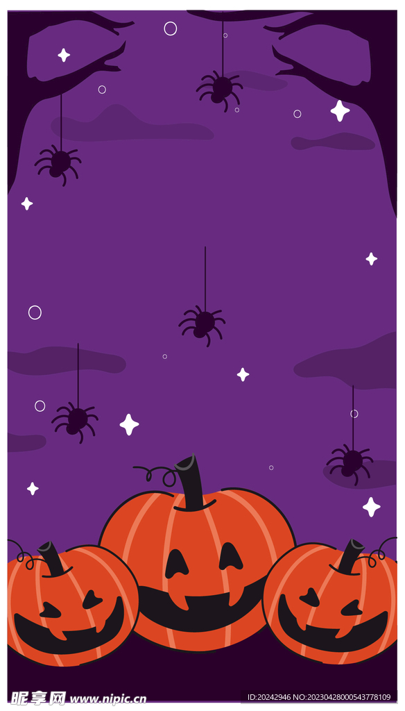  万圣节海报背景