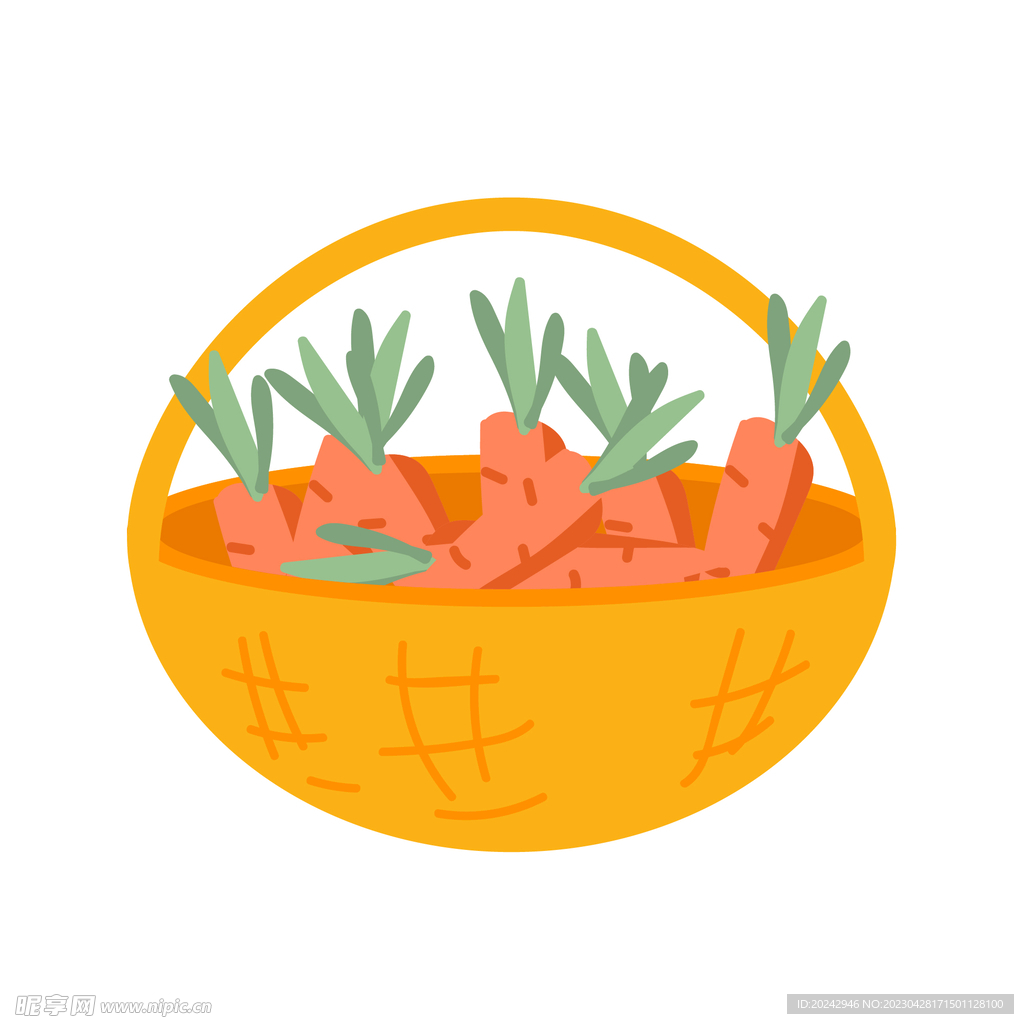 胡萝卜插画