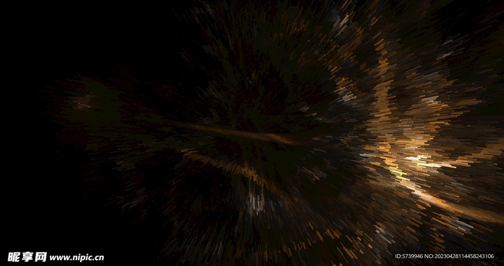 色彩爆发飞溅宇宙星空图片