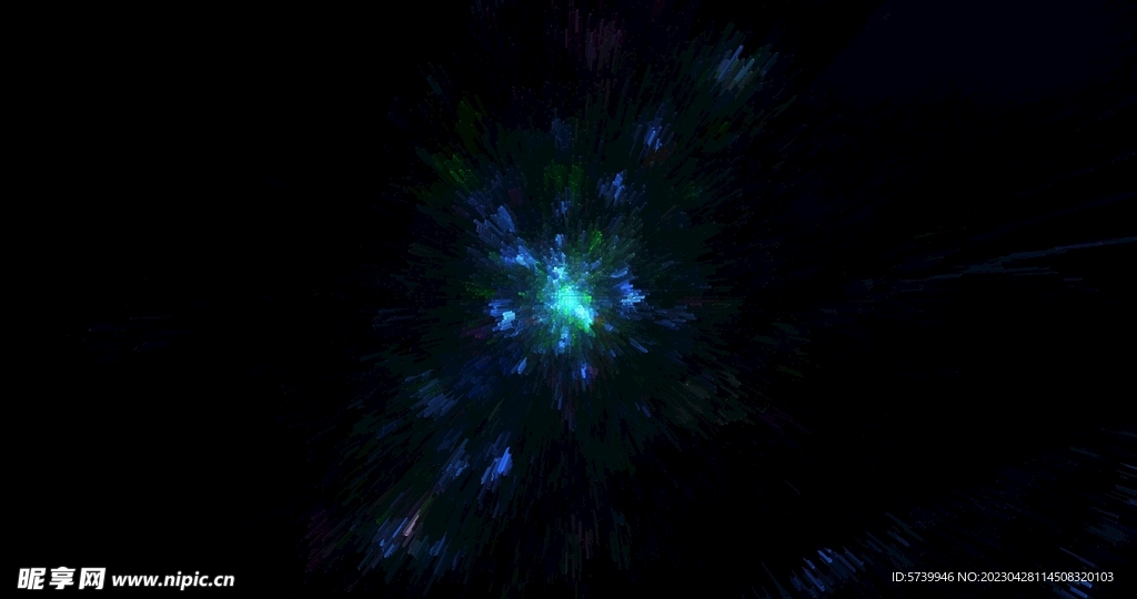 炫彩宇宙星空时光穿梭图片