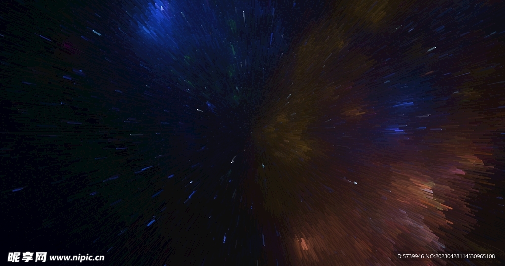 创意放射宇宙星空图片