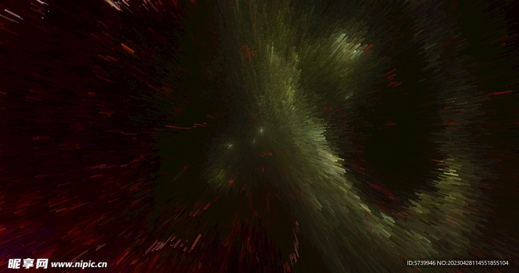 色彩爆发飞溅宇宙星空图片