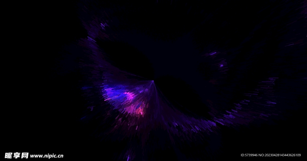 喷溅发散放射绚丽梦幻宇宙