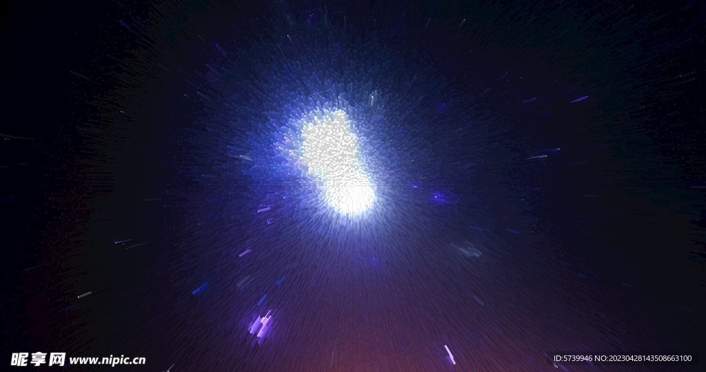 未来科技感宇宙星空