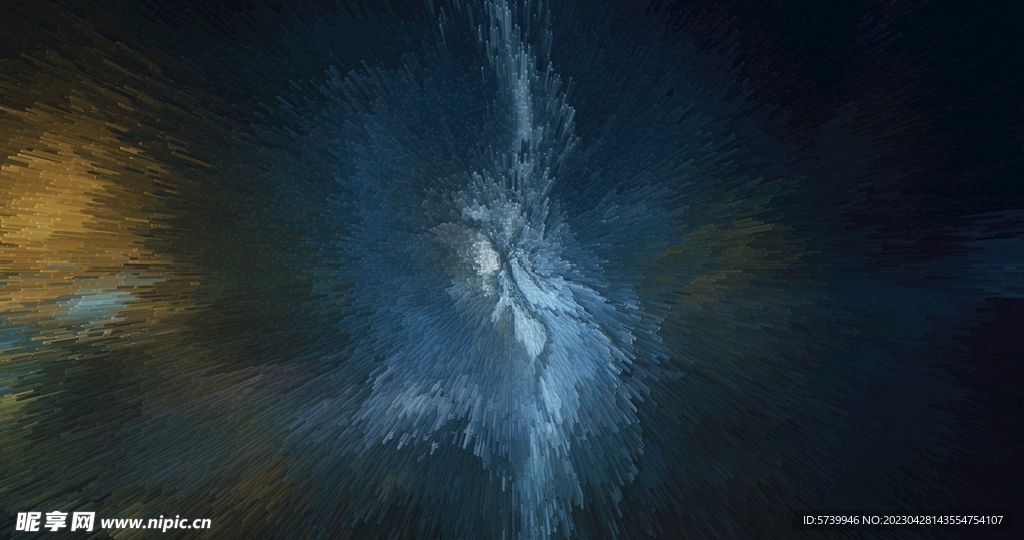 创意放射宇宙星空