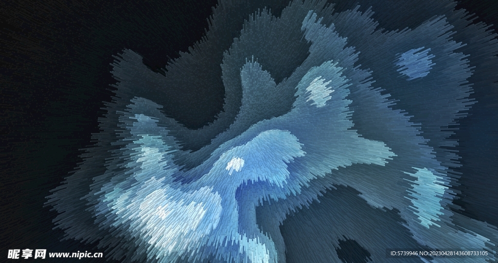 爆发飞溅宇宙星空图片