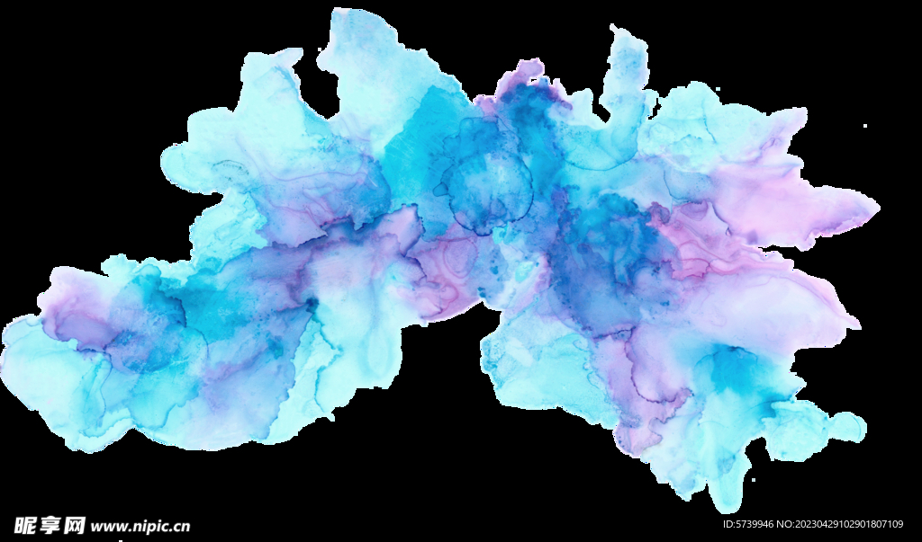 彩色水彩墨韵肌理纹理背景