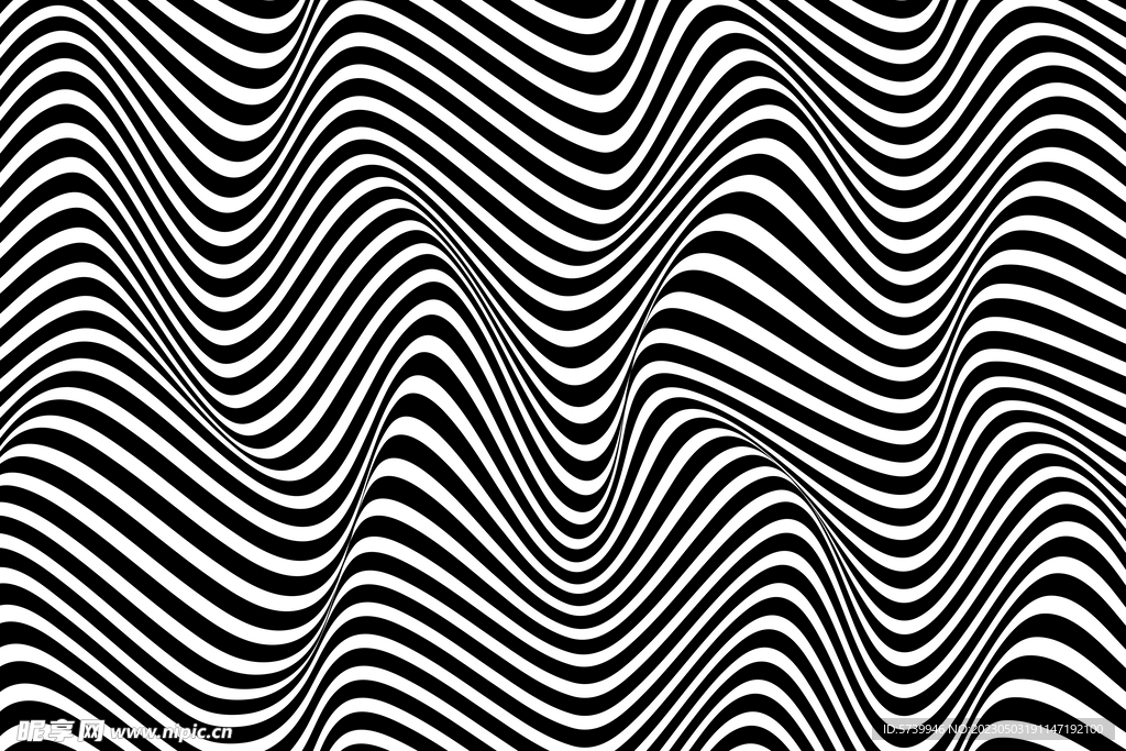 动感黑白斑马条纹纹理