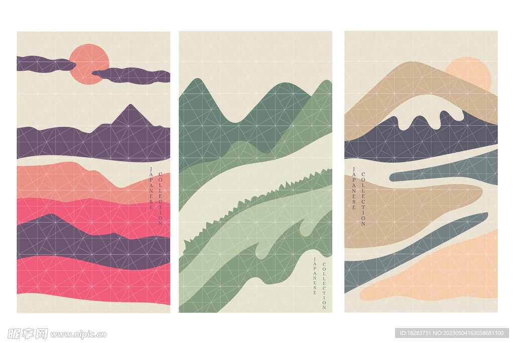 中国风水墨卡片装饰画    