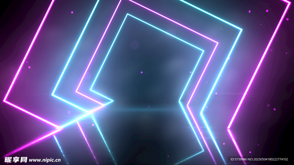 绚丽酒吧歌舞表演节目舞台背景 