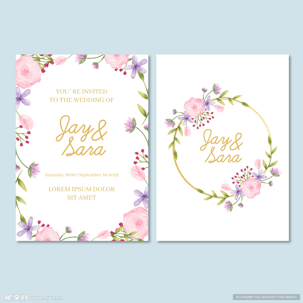 婚礼海报邀请函