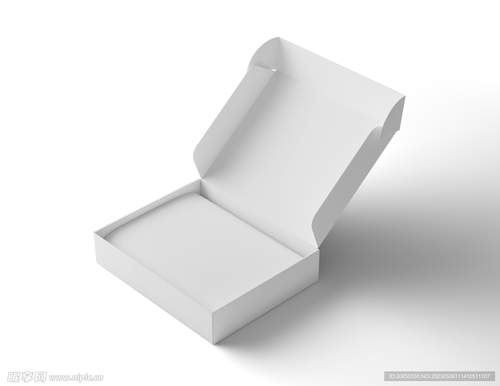 翻盖包装盒样机